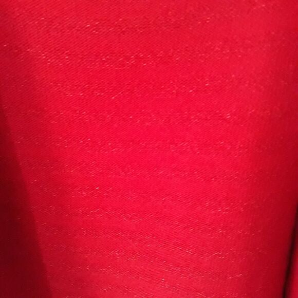 Charter Club Sweater with Attached Underlayer Open Women 3X Red Metallic - Picture 4 of 11